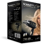 Фен Scarlett SC-HD70IT10 черный/золотистый 1400Вт
