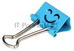 Зажимы Deli 8486 smile 25мм ассорти (упак.:48шт) пластиковая туба