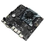 Материнская плата AFOX AFMIN100-1L-V2, Intel N100, SoC, 1xDDR4, 1xSATA, 1xM.2, 1xHDMI, 1xVGA, 1x 1Gb LAN, 2xUSB-A 2.0, 2xUSB-A 3.2 Gen 1, 2x3.5 мм, 7.1, Thin Mini-ITX