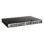Управляемый L3 стекируемый коммутатор D-Link DGS-3130-54TS/B1A PROJ с 48 портами 10/100/1000Base-T, 2 портами 10GBase-T и 4 портами 10GBase-X SFP+