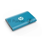 Внешний SSD External SSD HP 250GB P500 Series Blue <7PD50AA#ABB> (USB 3.2 Gen2 Type-C, up to 370/200Mbs, 100TBW, 79х54х10, 45g)