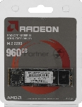 Накопитель SSD AMD Radeon R3MS0960G8, 960Gb, M.2 2280, SATA, R/W 550/500