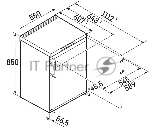 Морозильная камера Liebherr FD 1404-20 001 белый, 106л, 4 ящика
