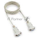 Кабель 0-модемный Cablexpert CC-134-10-N, 9F/9F, Pro, 3.0м, пакет