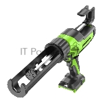 Пистолет для герметиков аккумуляторный GreenWorks G24CAU, 24V, 310 мл, без АКБ и ЗУ (3501707)