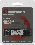 Накопитель SSD AMD Radeon R3MS1024G8, 1 ТБ, M.2 2280, SATA III, R/W 550/500 Мбайт/сек