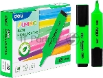 Текстовыделитель Deli EU366-GN Jumbo скошенный пиш. наконечник 1-5мм зеленый
