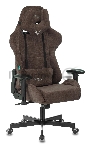 Кресло игровое Бюрократ VIKING KNIGHT LT10 FABRIC коричневый крестовина металл/пластик