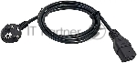 Шнур питания ITK PC-C19D-1M C19-Schuko проводник.:3x1.5мм2 1м 230В 16А (упак.:1шт) черный
