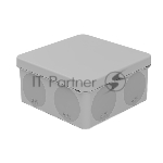 Коробка распаячная Rexant для прямого монтажа ОУ, HF, 100х100х50мм, IP67 (мембранные вводы)