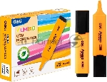 Текстовыделитель Deli EU366-OR Jumbo скошенный пиш. наконечник 1-5мм оранжевый