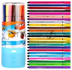 Фломастеры Deli EC150-24 Super Wings 24цв. пластиковая туба