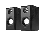 Акустическая система CBR CMS 710, 2.0, питание USB, 2х3 Вт (6 Вт RMS), материал корпуса MDF, 3.5 мм линейный стереовход, цвет чёрный