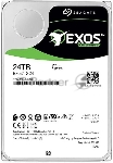 Жесткий диск серверный Seagate 3.5"; 24TB Exos X24 SAS 12Gb/s, 7200 rpm, 512 MB ST24000NM007H