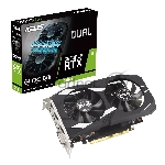 Видеокарта Asus DUAL-RTX3050-O6G NVIDIA GeForce RTX 3050 6Gb 96bit GDDR6 PCI-E 4.0 1507/14000 DVIx1 HDMIx1 DPx1 HDCP Ret