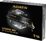 Накопитель SSD ADATA LEGEND 900, 1Tb, PCIe 4.0 x4, M.2 2280, NVMe, R/W 7000/4700, с радиатором