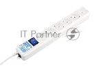 Фильтр-удлинитель  PC PRO, 3м, 6р, бел. 16А, SPL6-16-P-3M