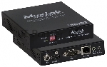 Приемник-декодер 4K Over IP, сжатие JPEG2000, с PoE MuxLab 500758-RX