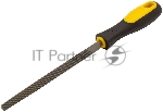 Напильник Fit 42571 прорезиненная ручка, трехгранный 150 мм