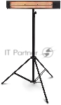 Инфракрасный обогреватель Starwind SHIRC-1010, черный, кварцевый, 1000 Вт, 18 м2