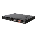 Коммутатор 4610-30P-O-AC-F Edge-corE AS4610-30P, 24-Port GE RJ45 port PoE+, last 8 ports Ultra-PoE, 960W PoE Bugdet, 4x10G SFP+, 2 port 20G QSFP+ for stacking, Broadcom Helix 4, Dual-core ARM Cortex A9 1GHz, dual 110-230VAC 600W hot-swappable PSUs, one fixed syste