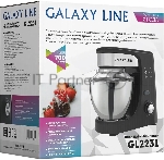 Миксер Galaxy Line GL 2231, черный, планетарный, 700 Вт, 12 скоростей