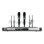 Радиосистема DSPPA D5821 беспроводная True Diversity UHF (2 портативных микрофона)