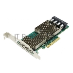 Адаптер HBA Broadcom 9305-16i SGL (05-25703-00 / 03-25703-02004)  PCIe 3.0 x8 LP, SAS/SATA 12G HBA, 16port(4*int SFF8643), 3224 IOC, (007226)