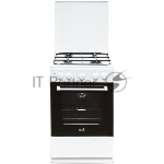 Плита газовая Cezaris ПГ 2150-06 белый, конфорок 4 газовых, духовка 43 л, 51 см x 85 см x 55 см