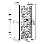 Винный холодильник Weissgauff WWC-77 DB DualZone черный