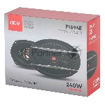 Колонки автомобильные ACV PI-694E 240Вт 88дБ 4Ом 16x23см (6x9дюйм) (ком.:2кол.) коаксиальные четырехполосные