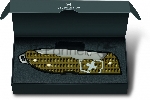 Нож перочинный Victorinox Evoke Alox LE 2024 (0.9415.L24) 136мм 5функц. коричневый подар.коробка