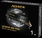 Накопитель SSD ADATA LEGEND 1Tb 900 PRO, M.2(22x80mm), NVMe 1.4, PCIe 4.0 x4, 3D NAND, R/W 7400/6000MB/s, IOPs н.д./н.д., TBW 600, DWPD 0.3 (5 лет)