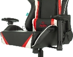 Кресло игровое ZOMBIE Z4, на колесиках, искусственная кожа, черный/красный (viking zombie z4 red)