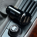 Автомобильная зарядка HOCO Z1 2xUSB, 2.1A, 11W, черный