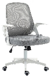 Кресло компьютерное Cactus CS-WMC212-GY белый/серый, сетка/ткань