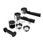 Кофеварка рожковая+капсульная BQ CM3003 стальной/чёрный, исп. кофе - молотый/капсулы Dolce gusto, Nespresso, 1 л, 950 Вт, 19 бар