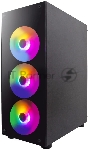 Компьютерный корпус 1STPLAYER FIRE DANCING V3-B / ATX, TG / 4x120mm LED fans inc. / V3-B-4F1
