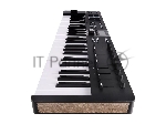 Клавиатура MIDI [231522] Arturia [KeyLab Essential 49 mk3 Black] 49 клавиш, LCD дисплей, 9 энкодеров, 8 пэдов, 9 фейдеров, 12 кнопок управления, колеса высоты тона и модуляции, 1/4" Jack вход для педали, MIDI выход, Type-C