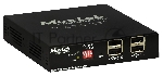 Приемник-декодер DVI, USB2.0 и KVM over IP, сжатие JPEG2000, с PoE MuxLab 500771-RX