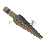 Сверло ступенчатое ST-4-12/1 HSS (9 ступ.)