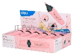 Текстовыделитель Deli EU356-PK Macaron скошенный пиш. наконечник 1-5мм розовый пастельный