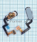 Кнопка HOME в сборе с механизмом и шлейфом для Samsung A320, синяя
