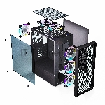 Компьютерный корпус ABR GQ-3 (8017) (USB3.0X1 + USB2.0 X2+audio)