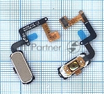 Кнопка HOME в сборе с механизмом и шлейфом для Samsung A320, золотая
