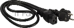 Шнур питания Lanmaster LAN-PP19/SH-0.5-BK C19-Schuko проводник.:3x1.5мм2 0.5м 220В 16А черный