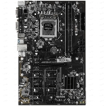 Материнская плата AFOX AFB250-BTC12EX, LGA 1151, Intel B250, 2xDDR4, 4xSATA, 1xPCIe 3.0 x16, 11xPCIe x1, 1xDVI-D, 1xVGA, 1x 100Mb LAN, 2xUSB-A 2.0, 2xUSB-A 3.2 Gen 1, ATX