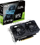 Видеокарта Asus NVIDIA GeForce RTX 3050 8192Mb DUAL-RTX3050-O8G-V2 PCI-E 4.0 128 GDDR6 1822/14000 HDMIx1 DPx3 HDCP Ret
