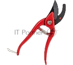 Секатор FIT 77080 Хобби 20см плоскостной лезвия внахлест сталь алюминиевые ручки