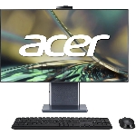 Моноблок Acer Aspire S27-1755 27" WQHD i7 1260P (2.1) 16Gb SSD512Gb Iris Xe CR Windows 11 Home GbitEth WiFi BT 135W клавиатура мышь Cam серый